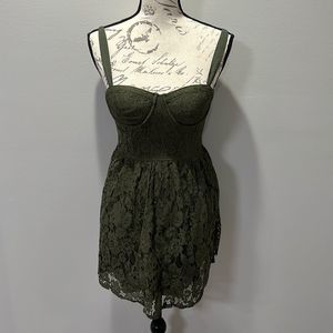 Abercrombie & Fitch Corset Mini Dress